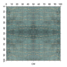 Charger l'image dans la galerie, Waves Jade | Made-to-Measure Wallpaper - golddev1