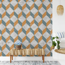 Load image into Gallery viewer, Cube | Made-to-Measure Wallpaper - golddev1