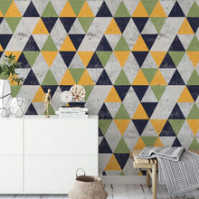 Load image into Gallery viewer, Triangle | Made-to-Measure Wallpaper - golddev1