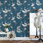 Lade das Bild in den Galerie-Viewer, Ornithology | Made-to-Measure Wallpaper - golddev1
