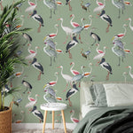 Load image into Gallery viewer, Ornithology | Made-to-Measure Wallpaper - golddev1
