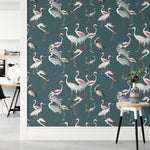 Load image into Gallery viewer, Ornithology | Made-to-Measure Wallpaper - golddev1
