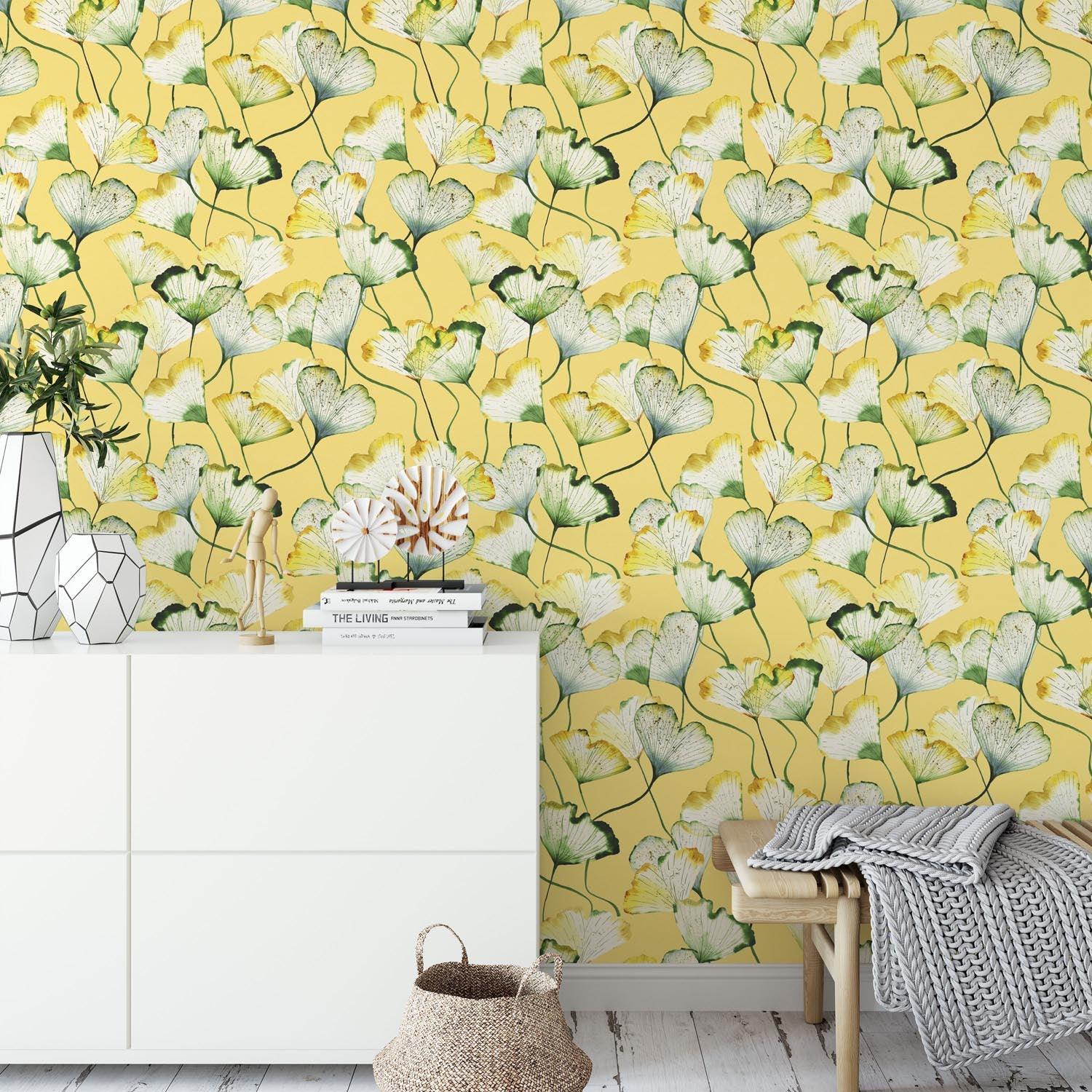 Ginkgo | Made-to-Measure Wallpaper - golddev1