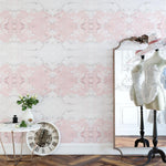 Lade das Bild in den Galerie-Viewer, Marbled Paper Pink | Made-to-Measure Wallpaper - golddev1
