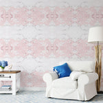 Load image into Gallery viewer, Marbled Paper Pink | Made-to-Measure Wallpaper - golddev1
