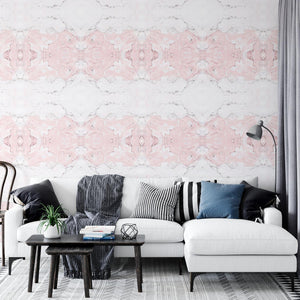 Marbled Paper Pink | Made-to-Measure Wallpaper - golddev1