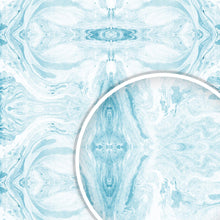Charger l&#39;image dans la galerie, Marbled Paper Blue | Made-to-Measure Wallpaper - golddev1
