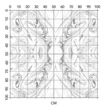 Load image into Gallery viewer, Marbled Paper Grey | Made-to-Measure Wallpaper - golddev1
