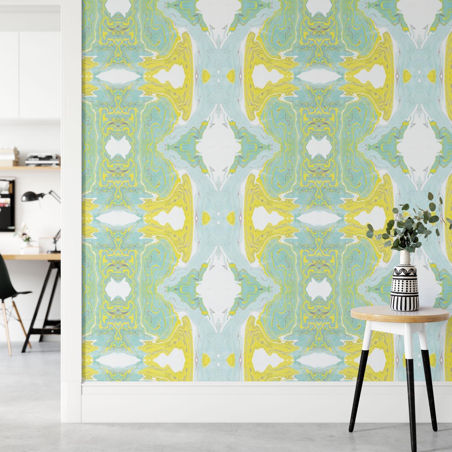 Marbled Paper Grey | Made-to-Measure Wallpaper - golddev1