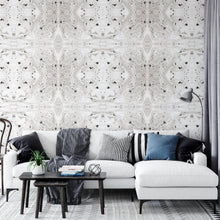 Load image into Gallery viewer, Marbled Paper Soot | Made-to-Measure Wallpaper - golddev1
