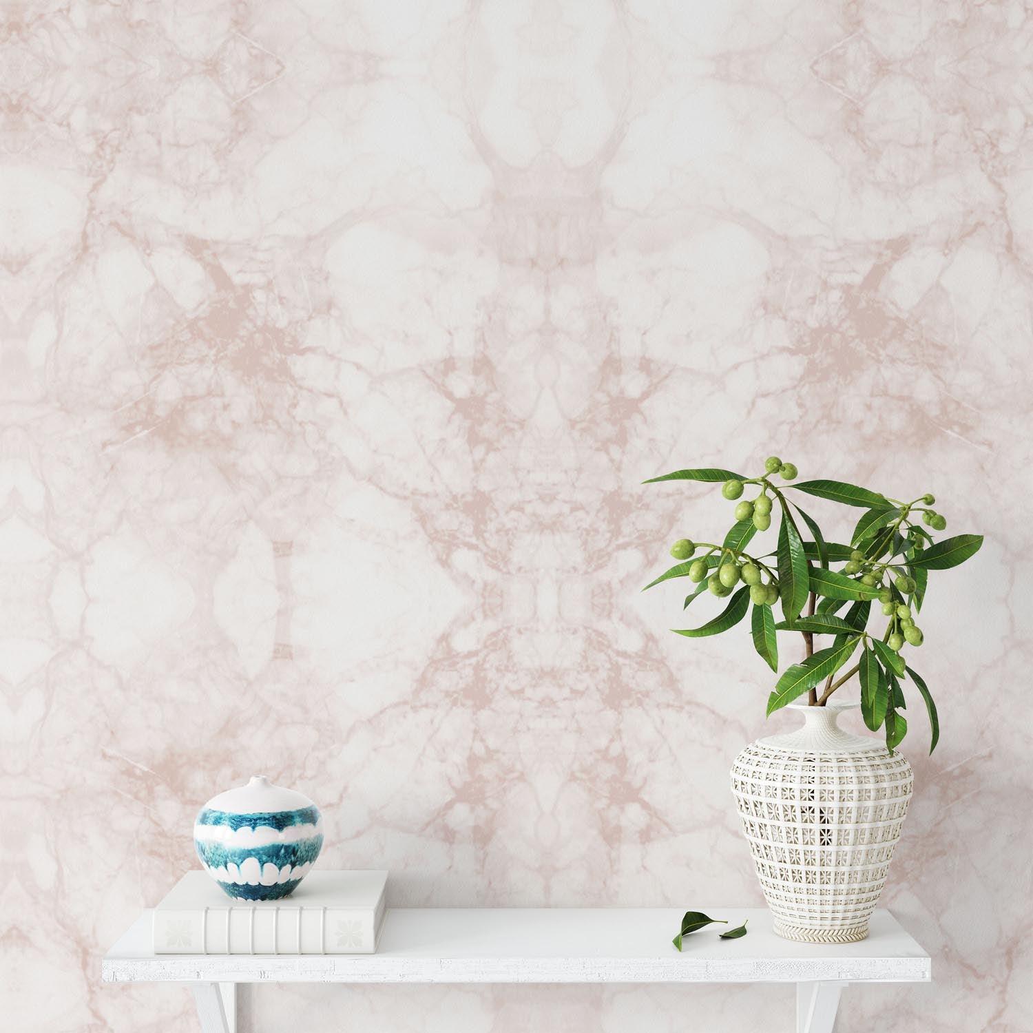 Marble Rose | Made-to-Measure Wallpaper - golddev1