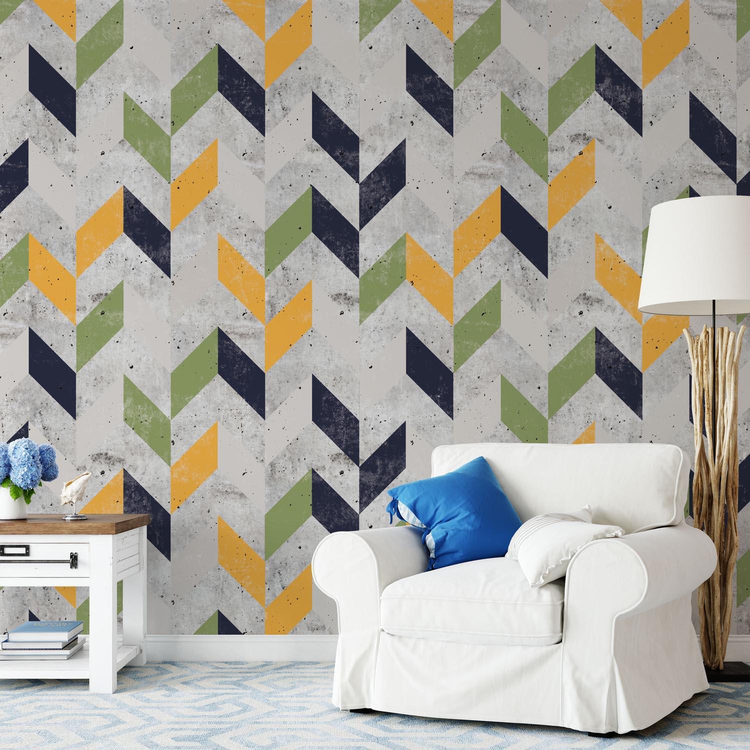 Herringbone | Made-to-Measure Wallpaper - golddev1