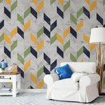 Charger l&#39;image dans la galerie, Herringbone | Made-to-Measure Wallpaper - golddev1
