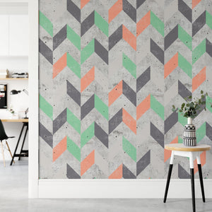 Herringbone | Made-to-Measure Wallpaper - golddev1