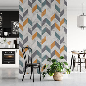 Herringbone | Made-to-Measure Wallpaper - golddev1